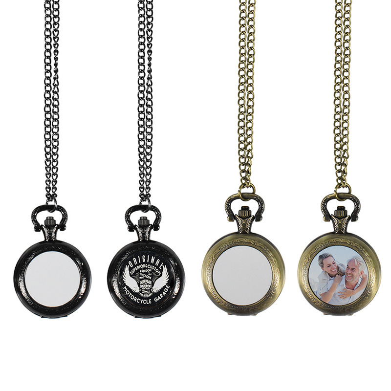 Vintage Fashion Words - Colar de Relógio de Bolso Vintage