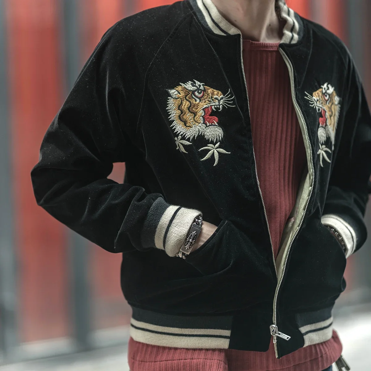 Varsity Jacket Wool - Jaqueta de lembrança reversível susan sem