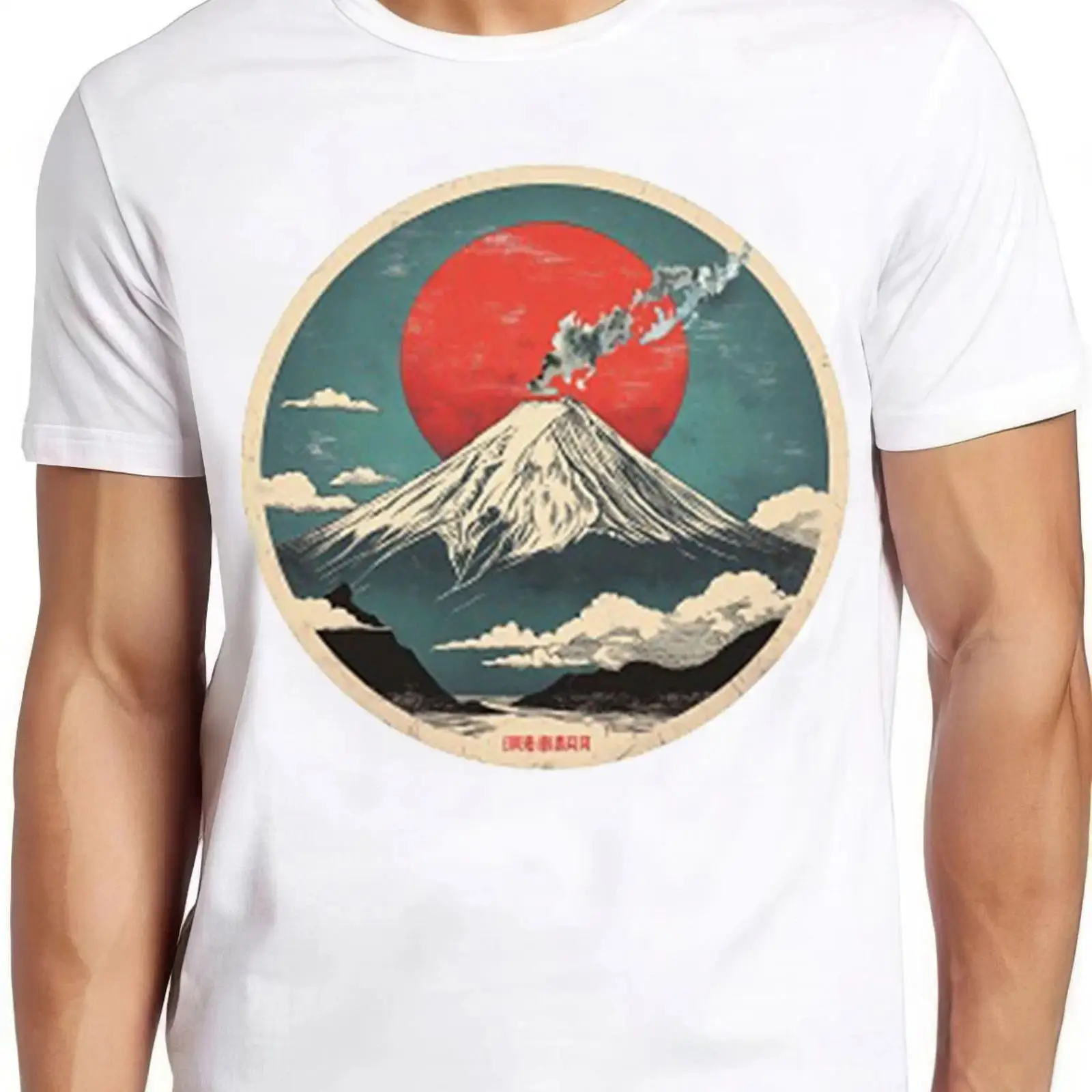 Vintage Fashion Icons - Camiseta Fuji San Mount Japan Iconic