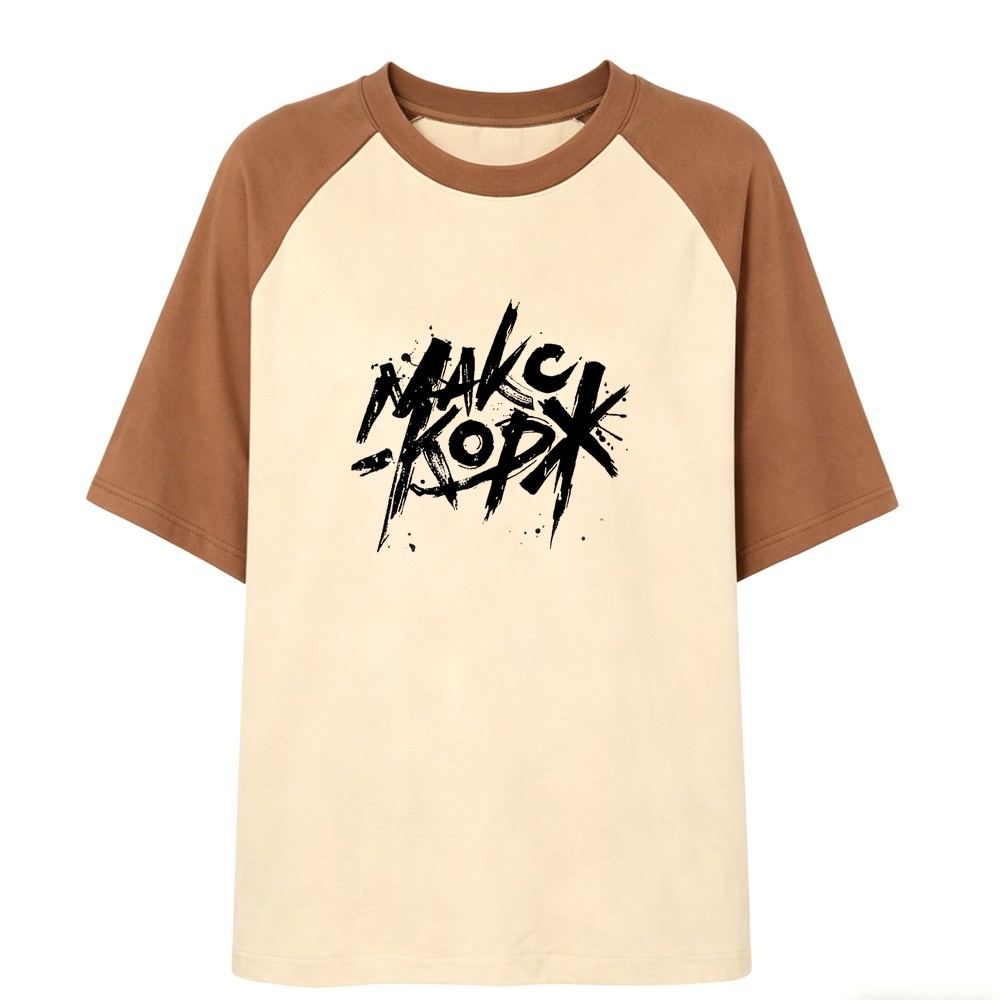 Retro Vintage Korean Fashion - Camiseta feminina Max Korzh grunge retro