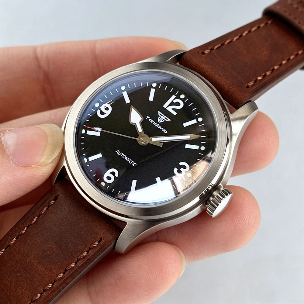Vintage Fashion In Japan - Relógio Masculino Vintage Tandorio 38mm Preto