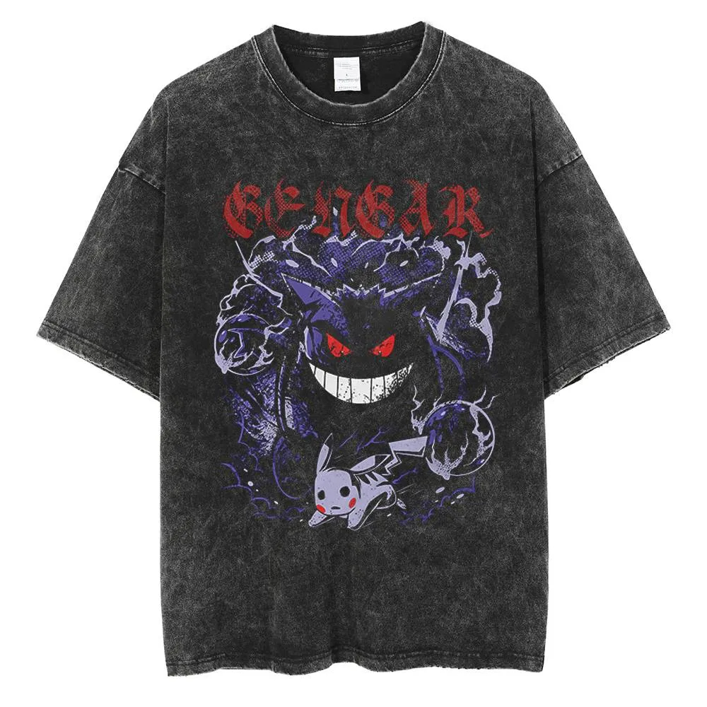 Vintage Fashion In Japan - Camiseta de Anime Pokémon Gengar e
