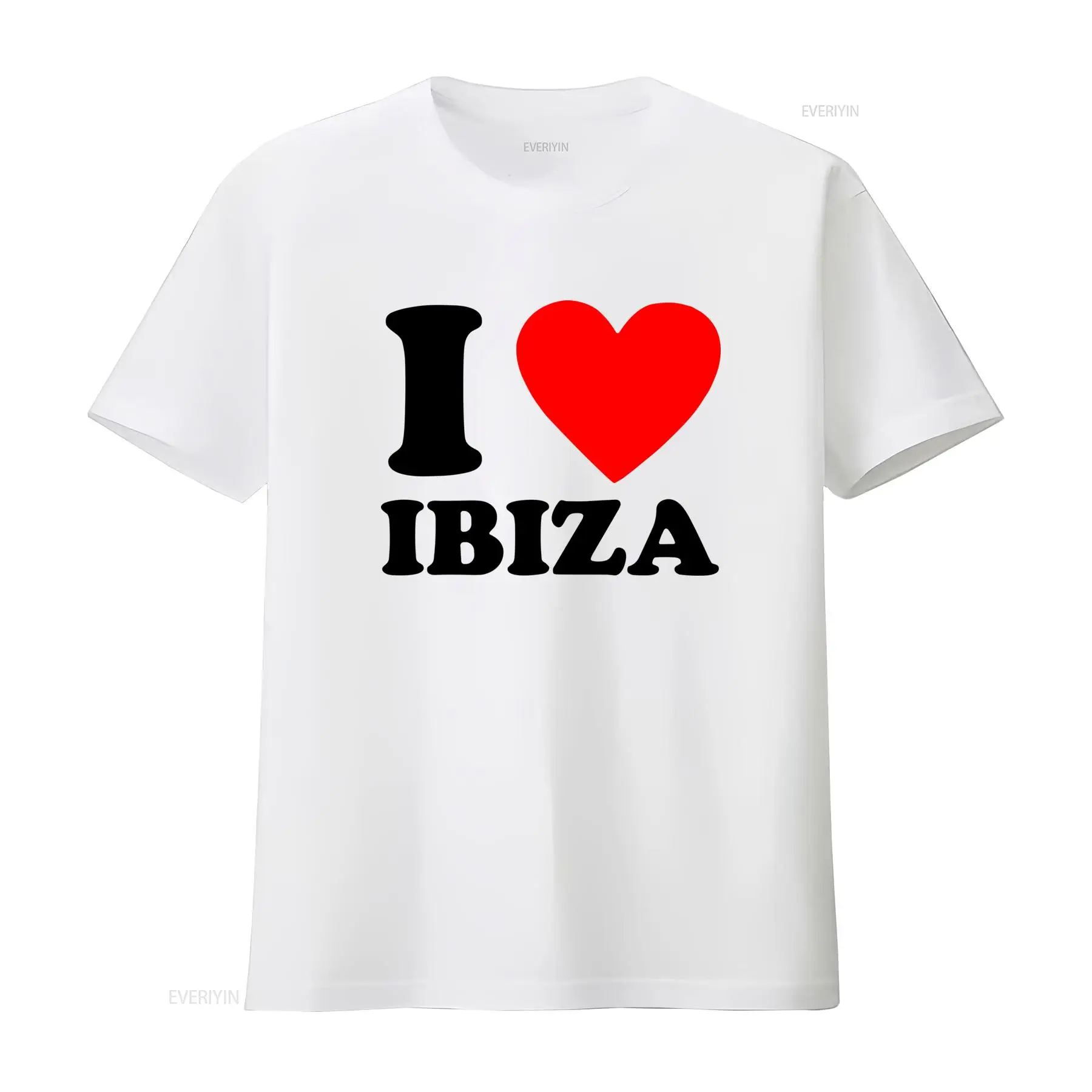 Vintage Fashion Paris - Camiseta I Love Heart Ibiza Holiday,