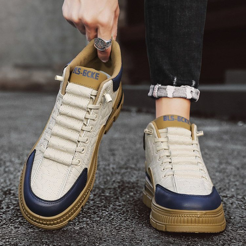 Vintage Fashion In 2025 - Botas masculinas plataforma deslizante primavera outono