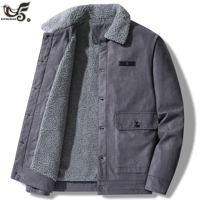 Varsity Jacket Wool - Jaqueta de camurça masculina outono retro