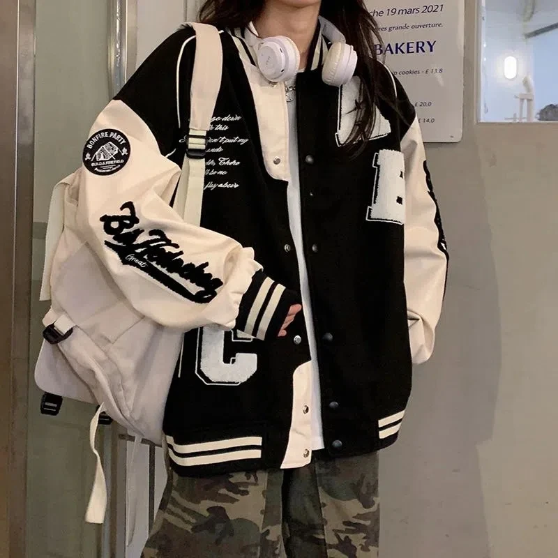 Varsity Jacket Wool - Y2k jaqueta bomber de lã de