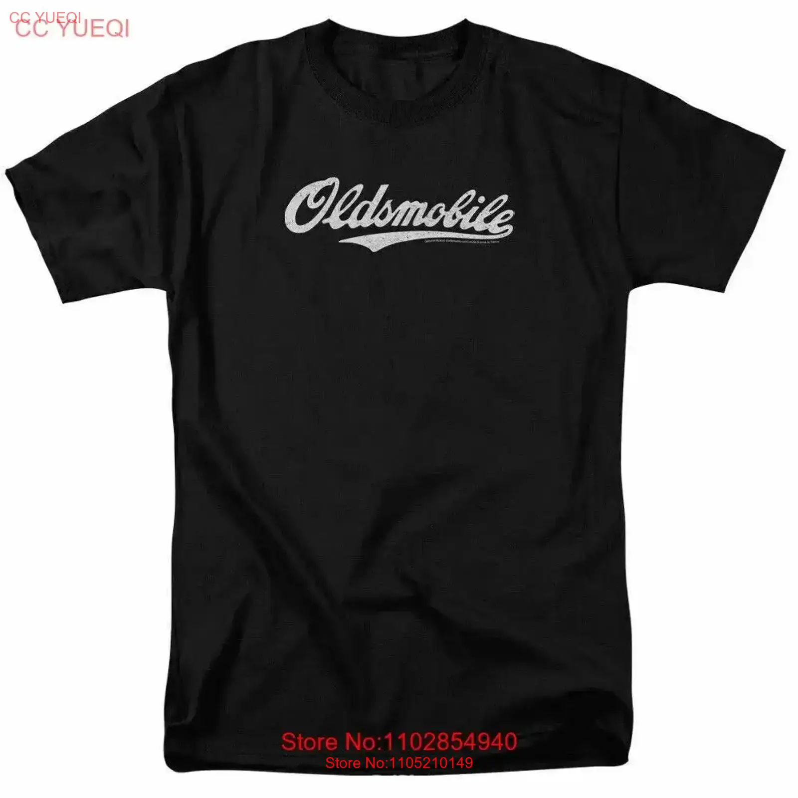 Vintage Fashion Logos - Oldsmobile cursivo logotipo t camisa dos