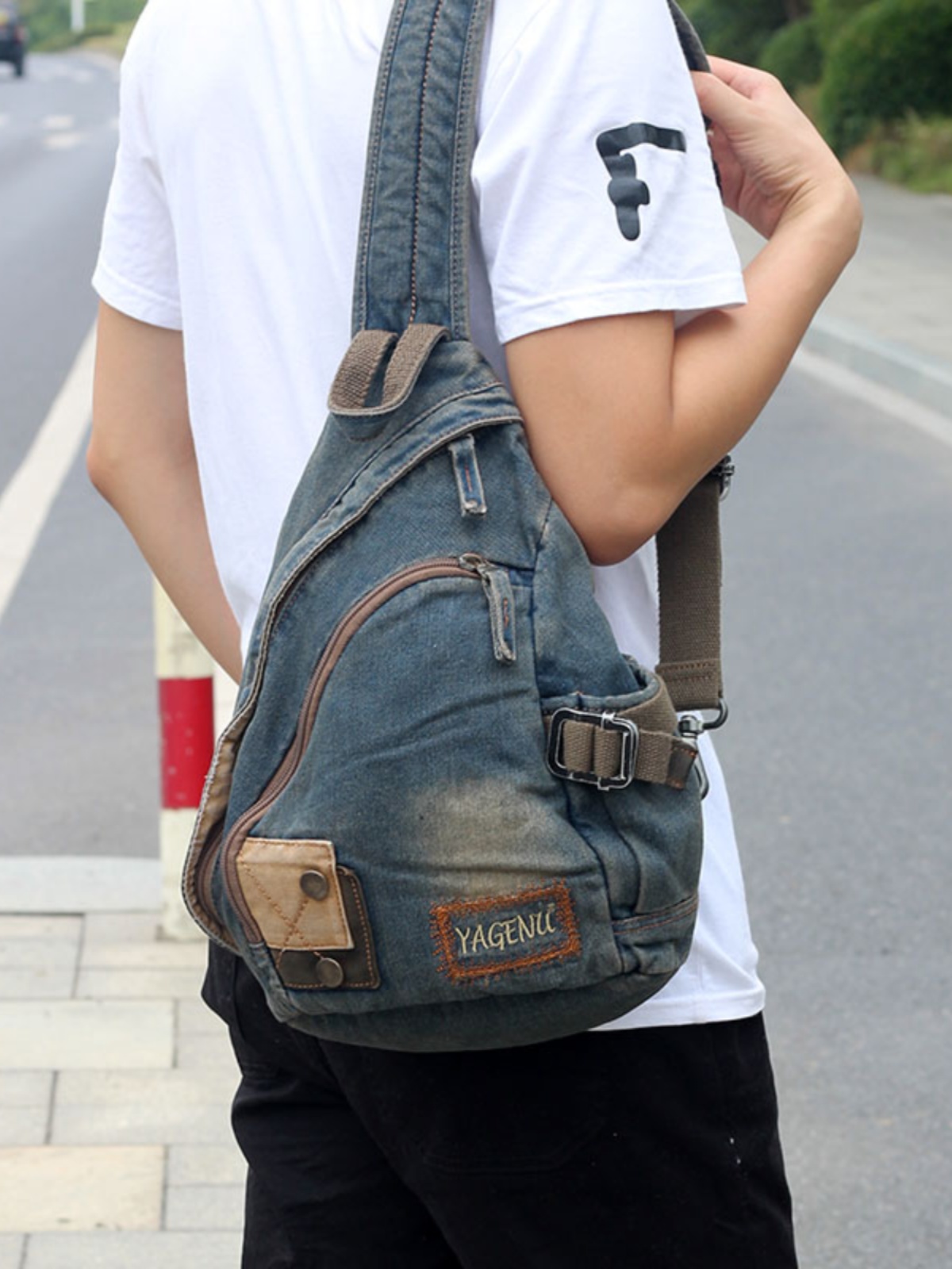 Bolsa Transversal Retrô de Jea - Retro Vintage Korean Fashion avaliação e preço
