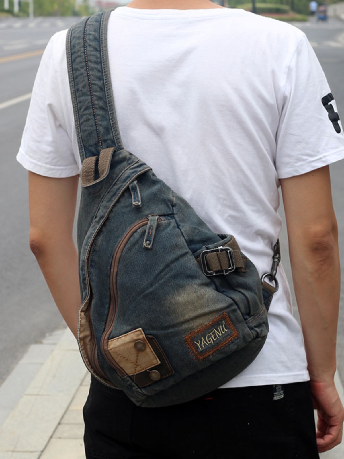 Bolsa Transversal Retrô de Jea - Retro Vintage Korean Fashion avaliação e preço