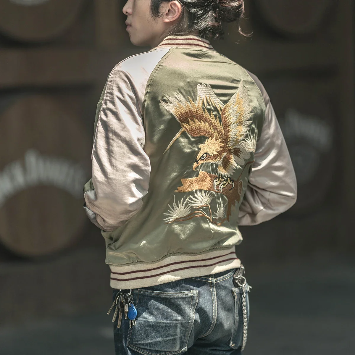 Jaqueta de lembrança reversíve - Varsity Jacket Wool avaliação e preço