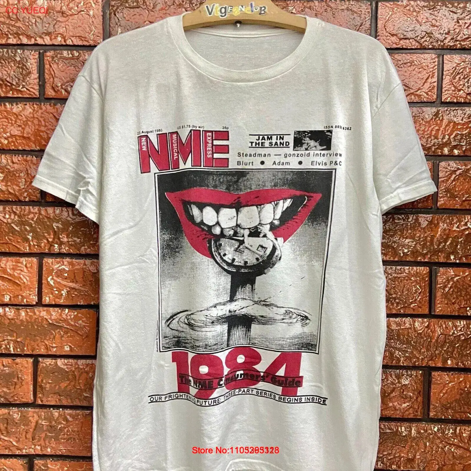 Camiseta vintage dos anos 90 c - Vintage Fashion Magazine Covers avaliação e preço