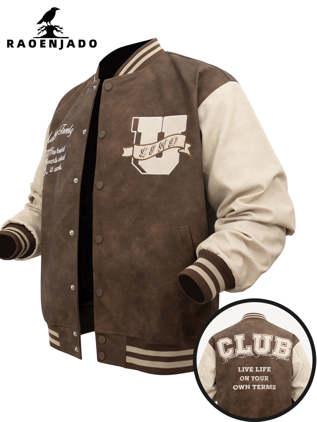 Jaqueta Masculina de Couro Sin - Varsity Jacket Wool avaliação e preço