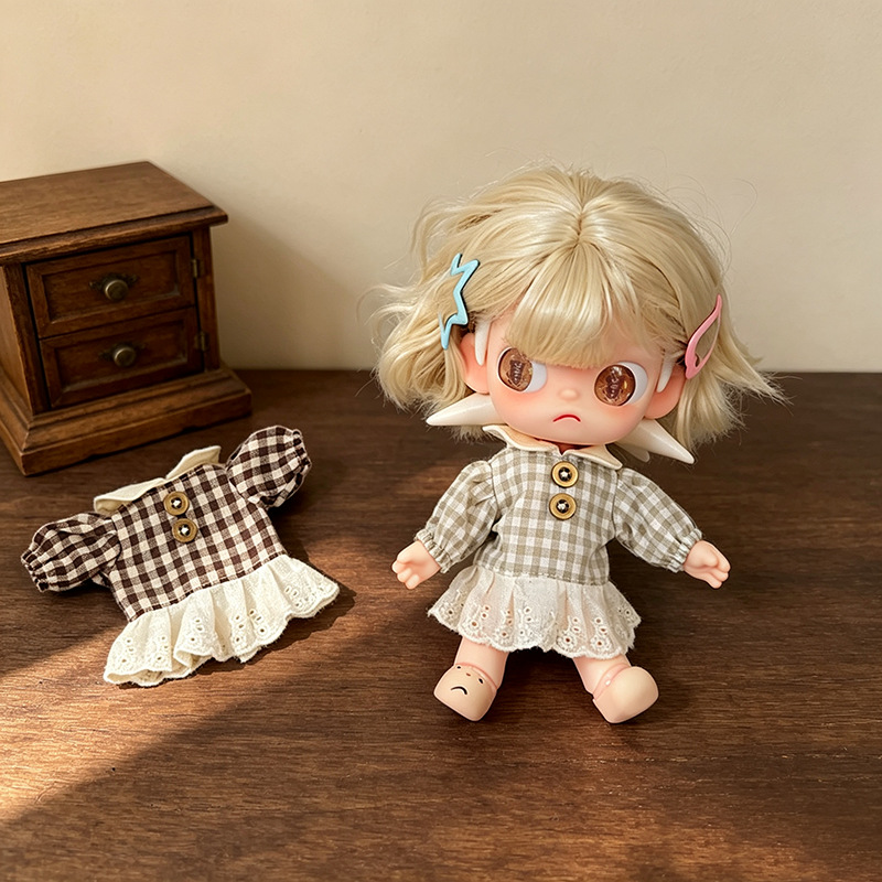 Vestido Vintage Xadrez Doce pa - Vintage Fashion Dolls avaliação e preço