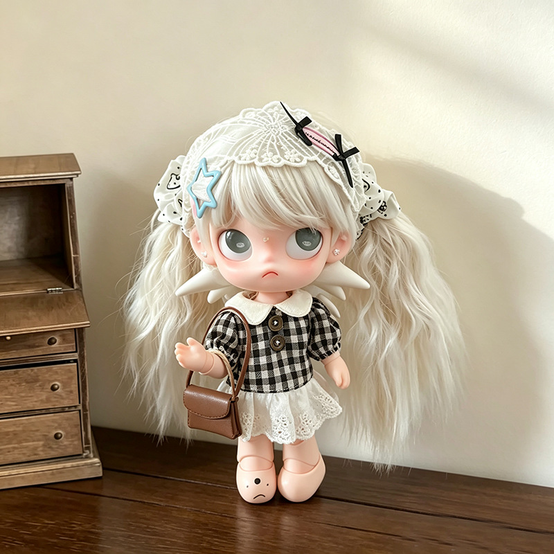 Vestido Vintage Xadrez Doce pa - Vintage Fashion Dolls avaliação e preço