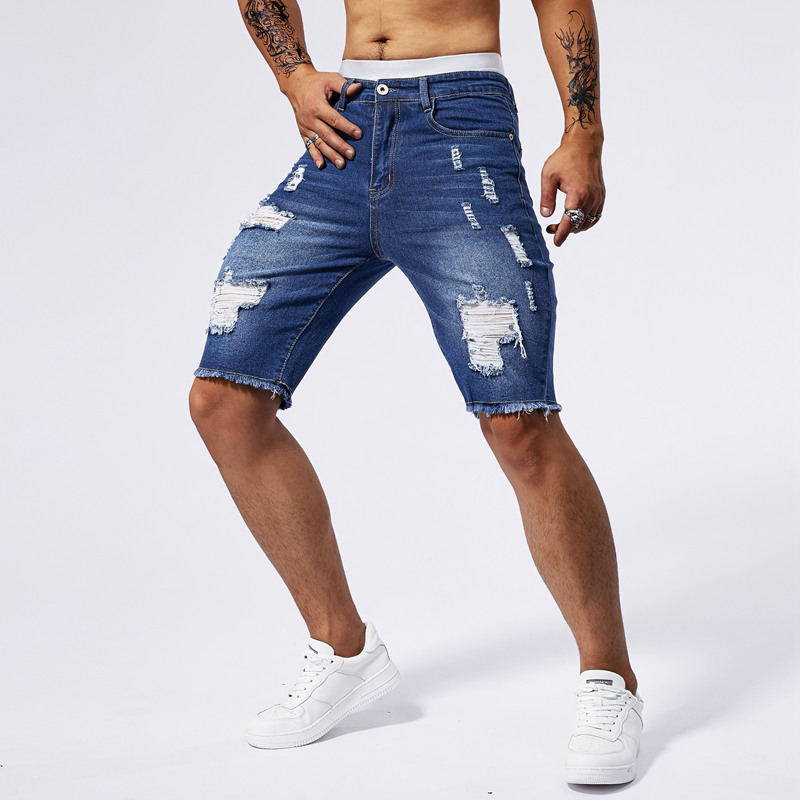 2025 verão novos homens rasgad - Vintage Fashion In 2025 avaliação e preço