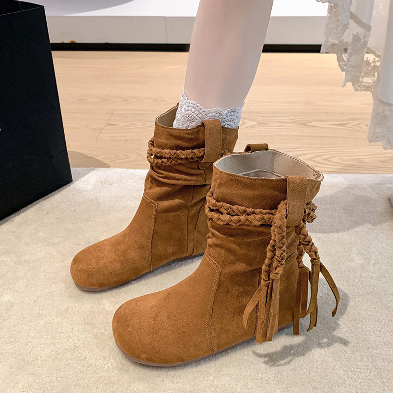 2025 outono novas botas vintag - Vintage Fashion De avaliação e preço