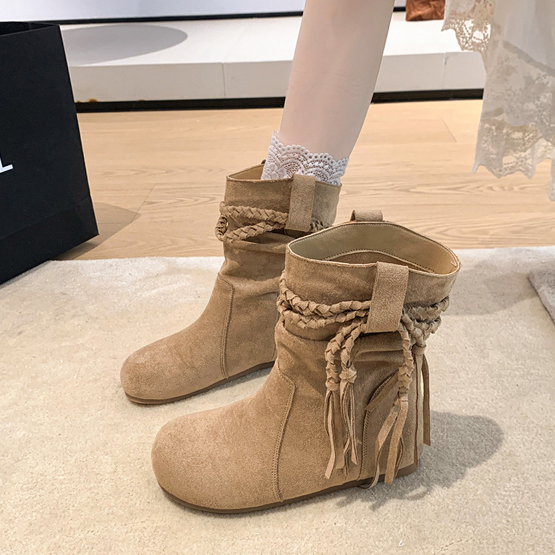 2025 outono novas botas vintag - Vintage Fashion De avaliação e preço