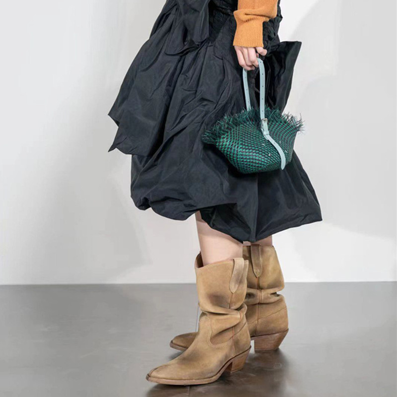 Moda vintage botas de dedos di - Vintage Fashion Design avaliação e preço