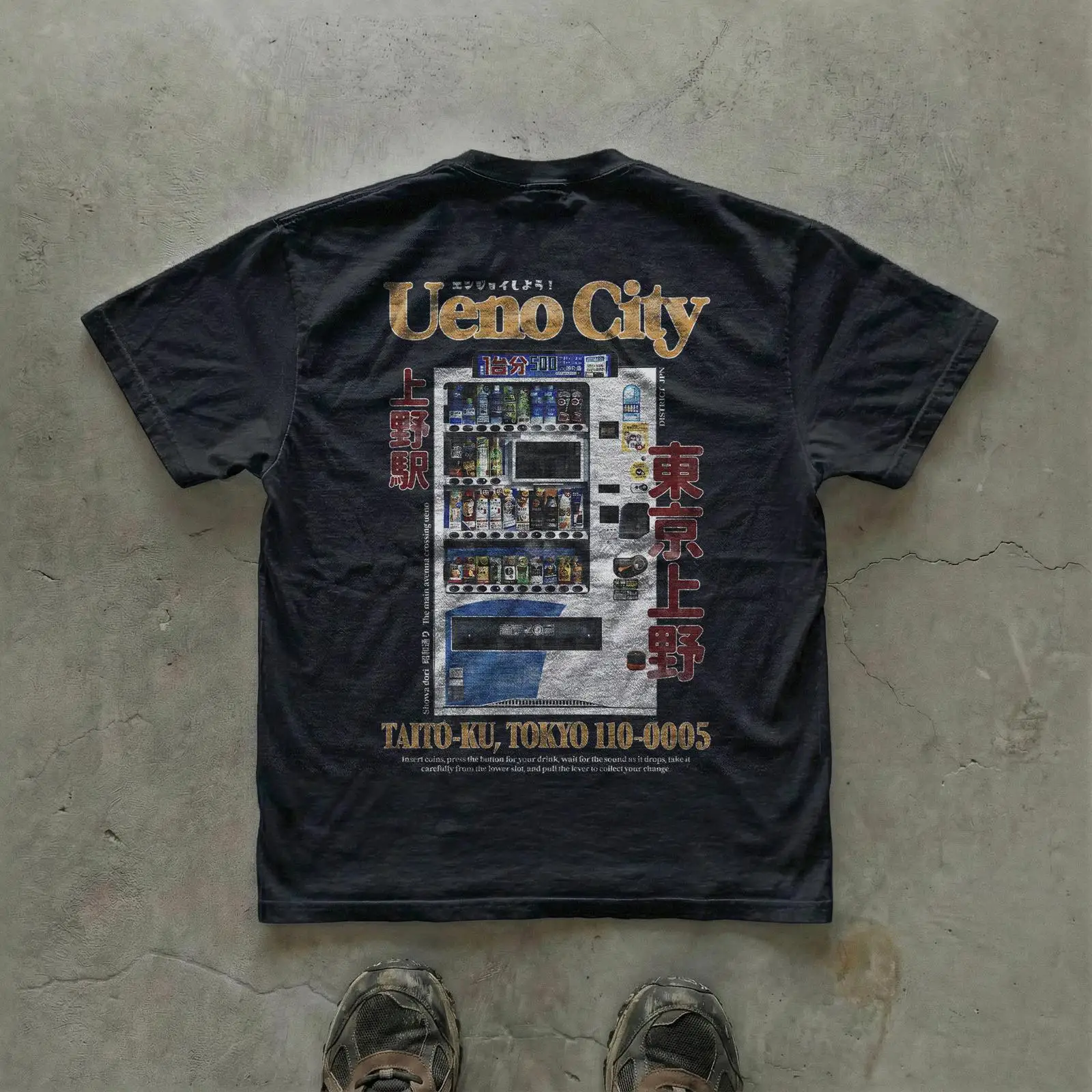 Camiseta Unissex Ueno City Reg - Vintage Fashion In Tokyo avaliação e preço
