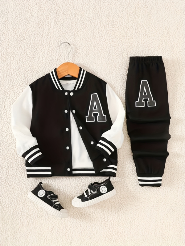 Conjunto de duas peças de jaqu - Varsity Jacket Wool avaliação e preço