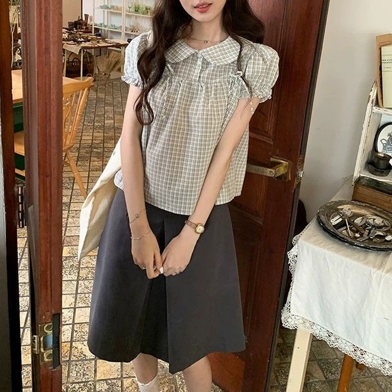 Blusa Feminina Estilo Preppy C - Vintage Fashion Dolls avaliação e preço