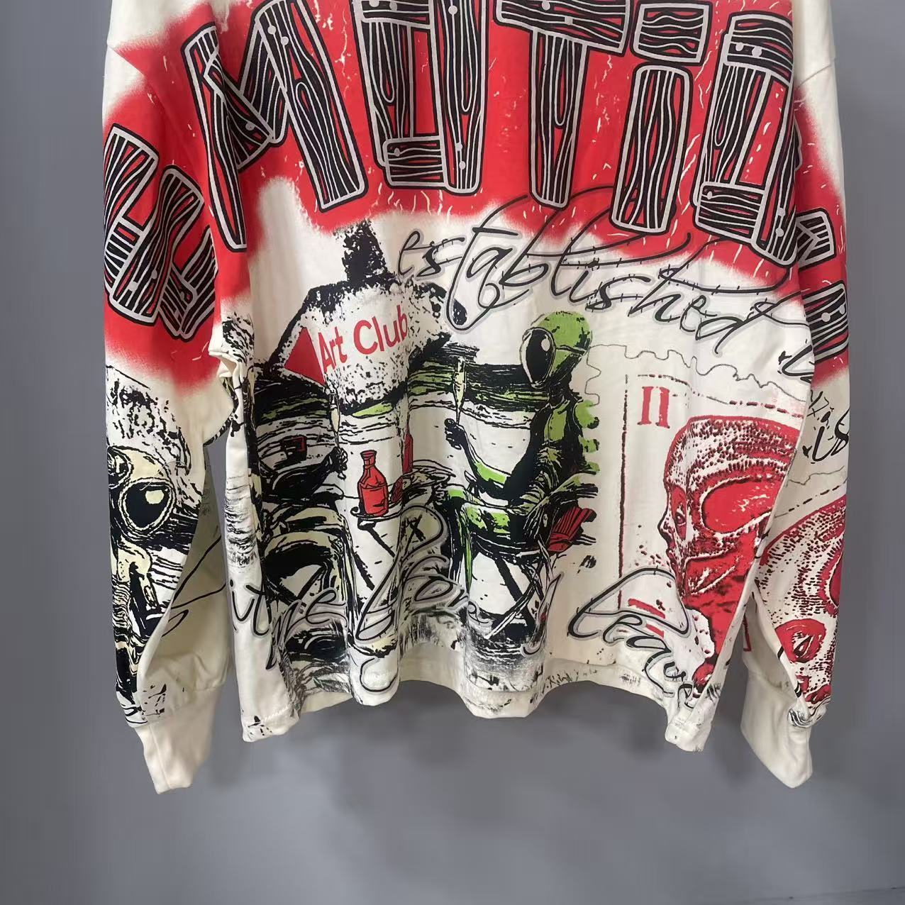 Camiseta de Manga Longa MIXED- - Vintage Fashion Design avaliação e preço