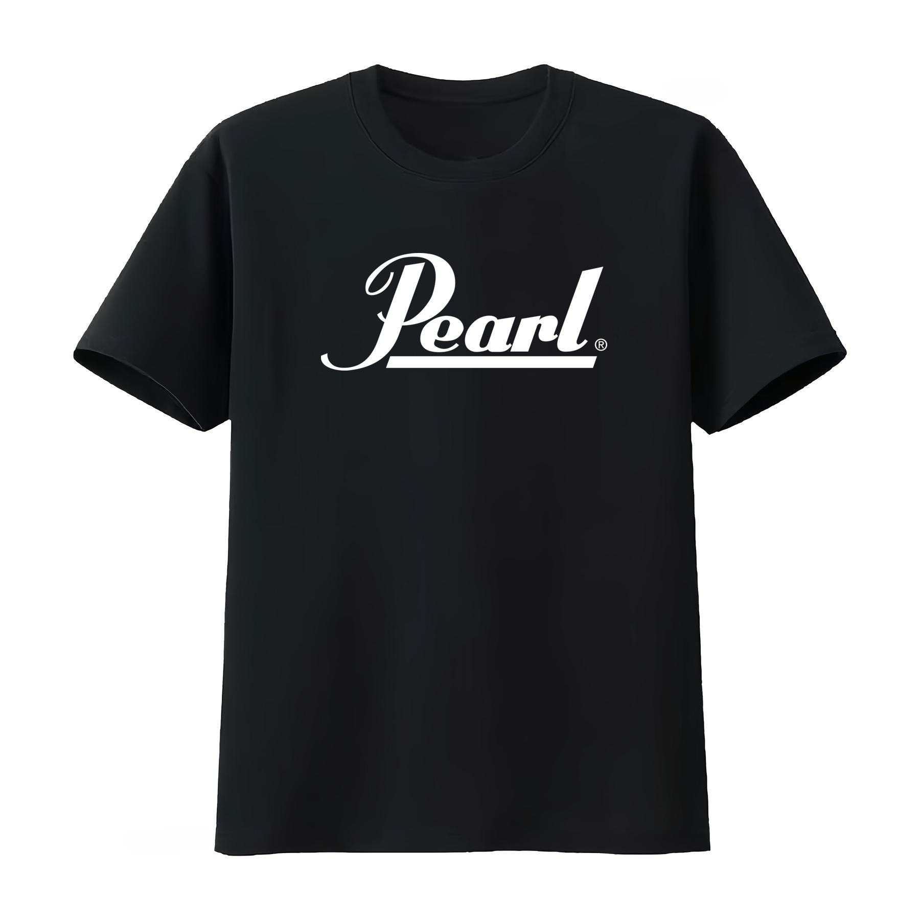 Camiseta Pearl Drums Logo Pret - Vintage Fashion Icons avaliação e preço