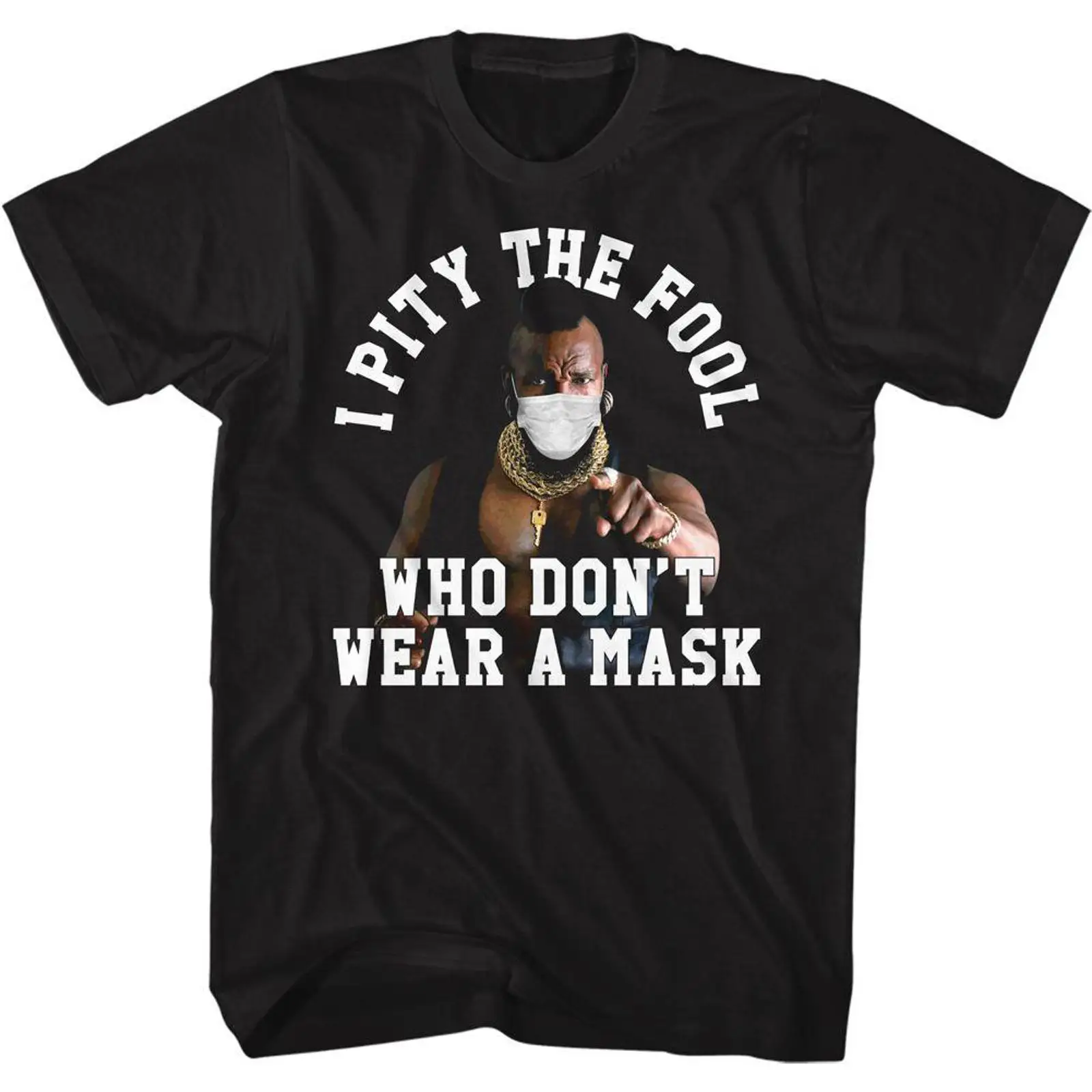 Camiseta Mr T Pity The Fool Ma - Vintage Fashion Icons avaliação e preço