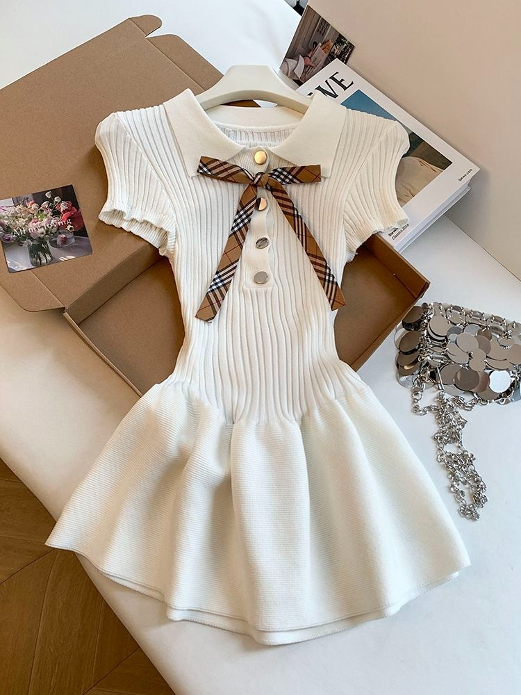 Vestido Vintage Y2K de Manga C - Retro Vintage Korean Fashion avaliação e preço