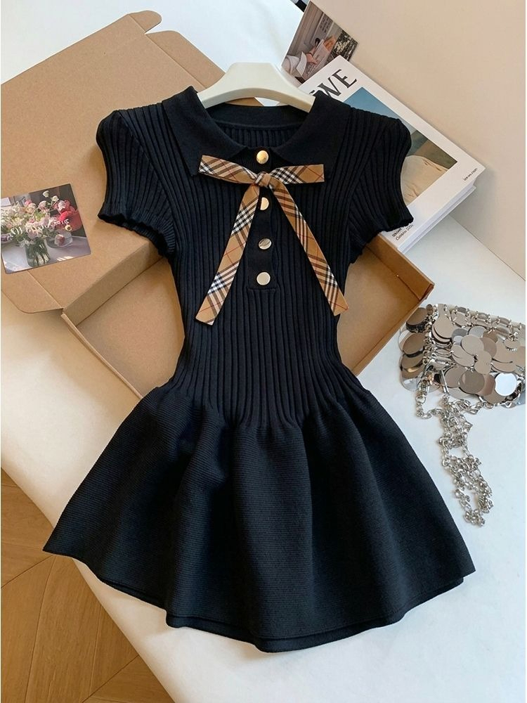 Vestido Vintage Y2K de Manga C - Retro Vintage Korean Fashion avaliação e preço