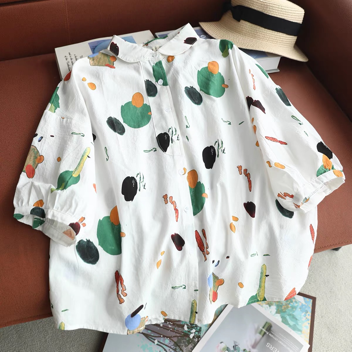 Camisa Oversized com Estampa A - Vintage Fashion In Japan avaliação e preço