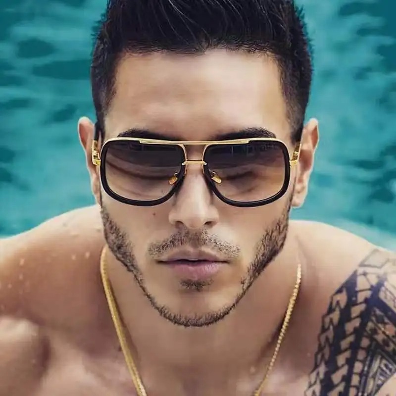 Novos Óculos de Sol Masculinos - Vintage Fashion De avaliação e preço