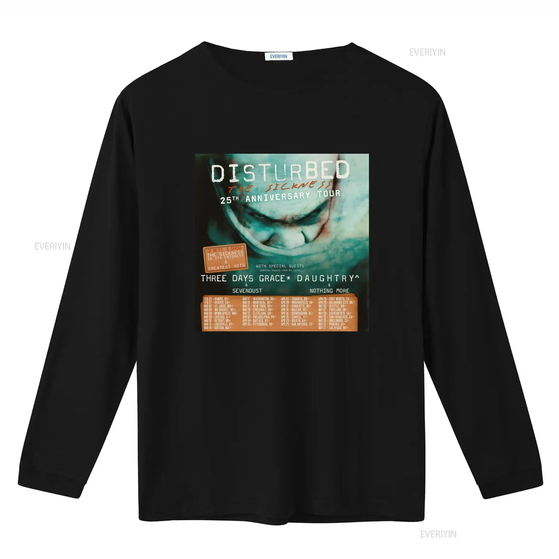 Camiseta Disturbed The Sicknes - Vintage Fashion In 2025 avaliação e preço