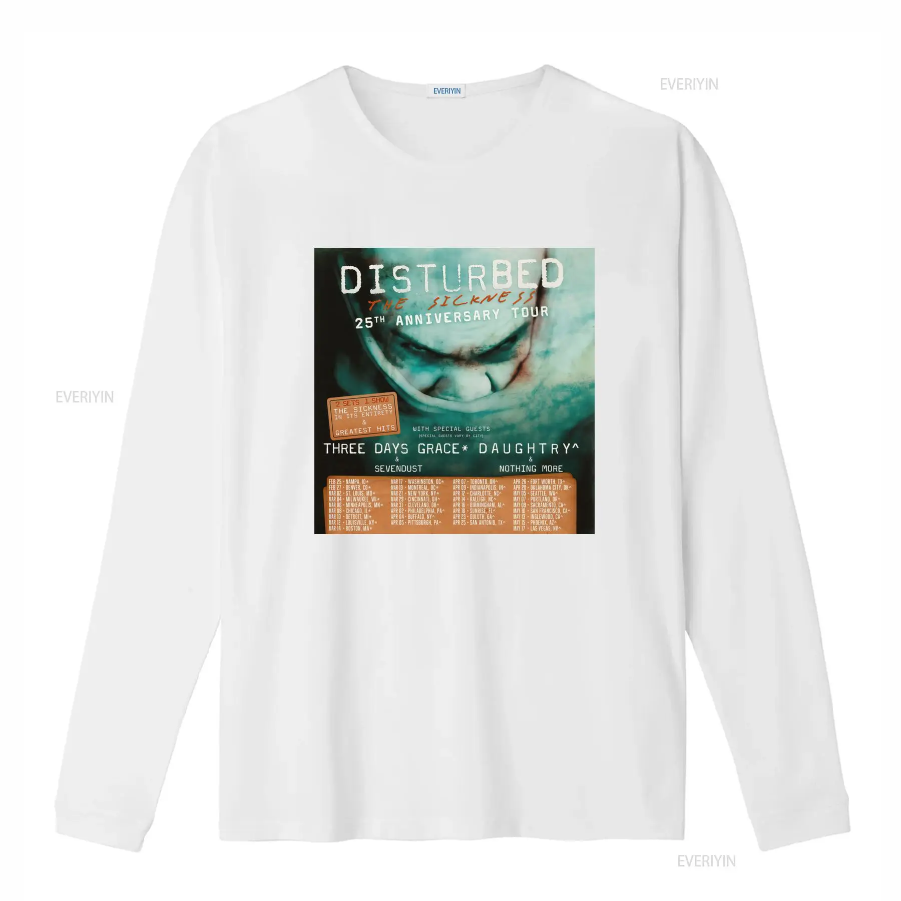 Camiseta Disturbed The Sicknes - Vintage Fashion In 2025 avaliação e preço