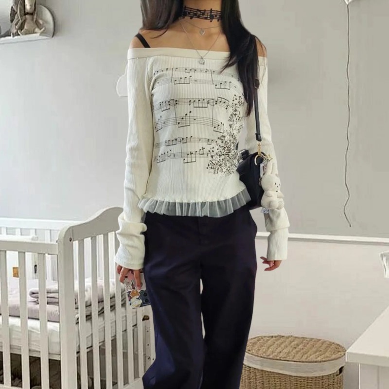 Outono y2k harajuku retro cami - Retro Vintage Korean Fashion avaliação e preço