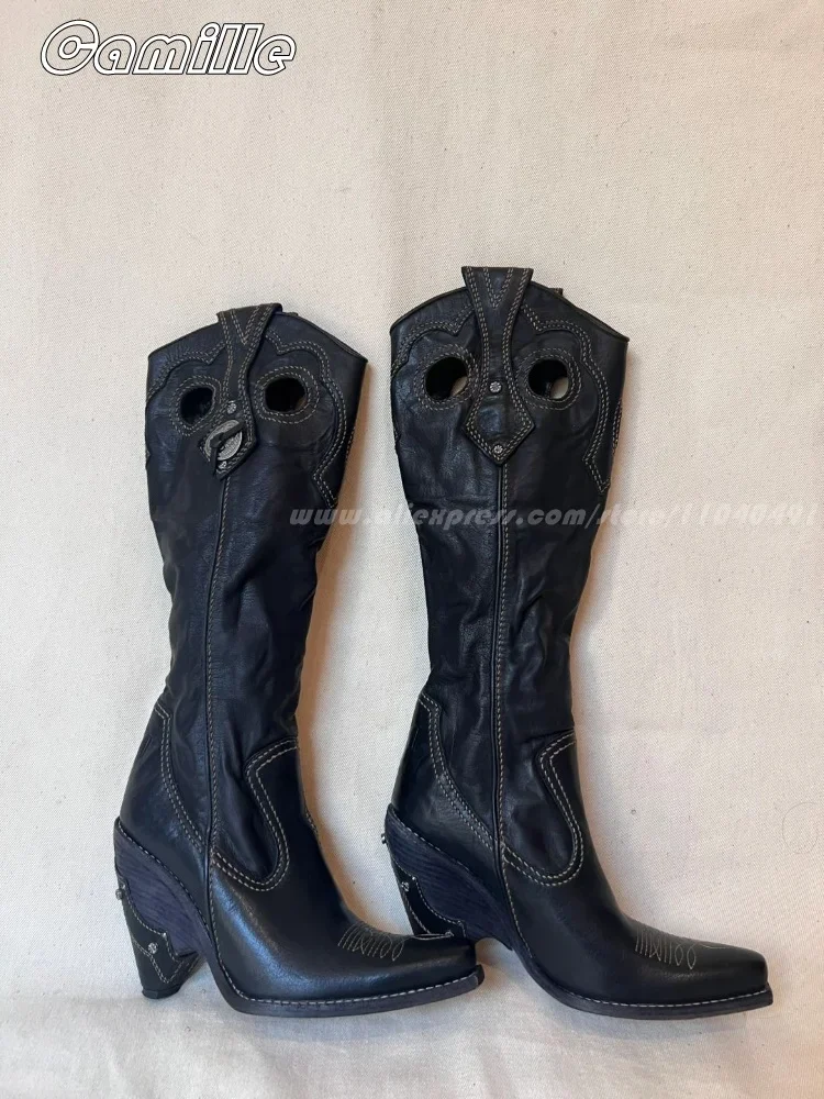 2025 Botas sexy plissadas all- - Vintage Fashion In 2025 avaliação e preço