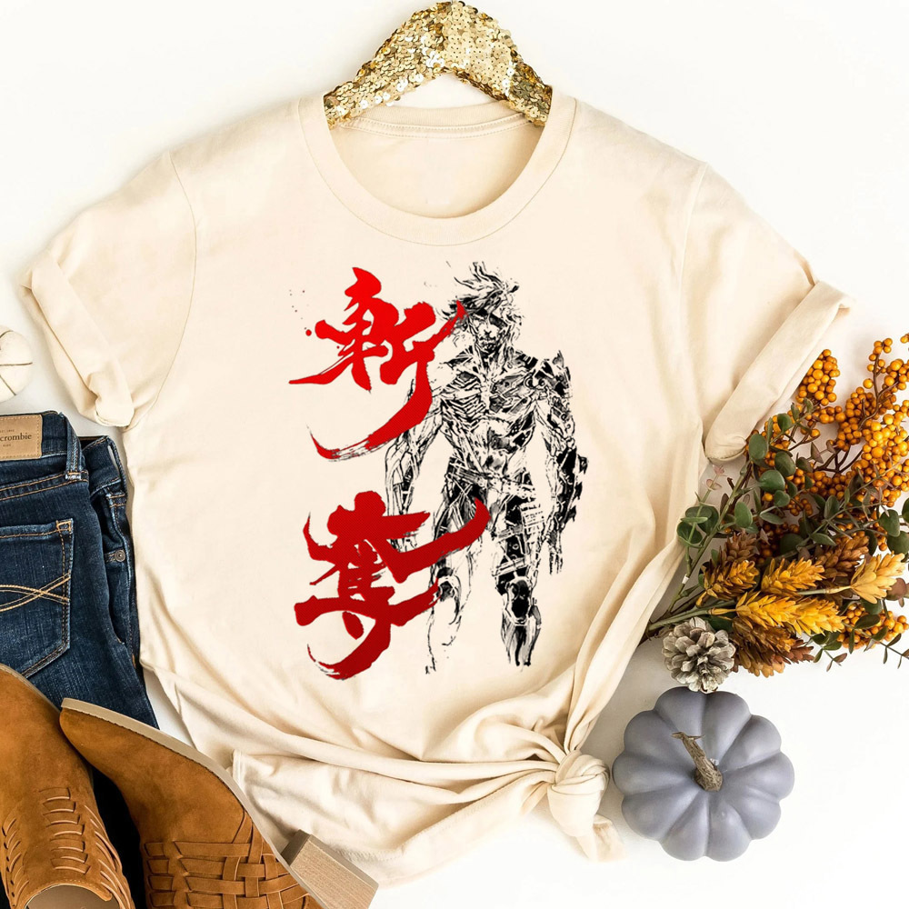 Camiseta Metal Gear Solid para - Retro Vintage Korean Fashion avaliação e preço