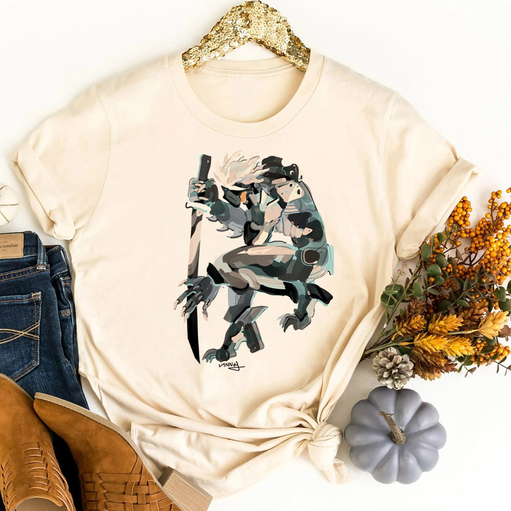 Camiseta Metal Gear Solid para - Retro Vintage Korean Fashion avaliação e preço