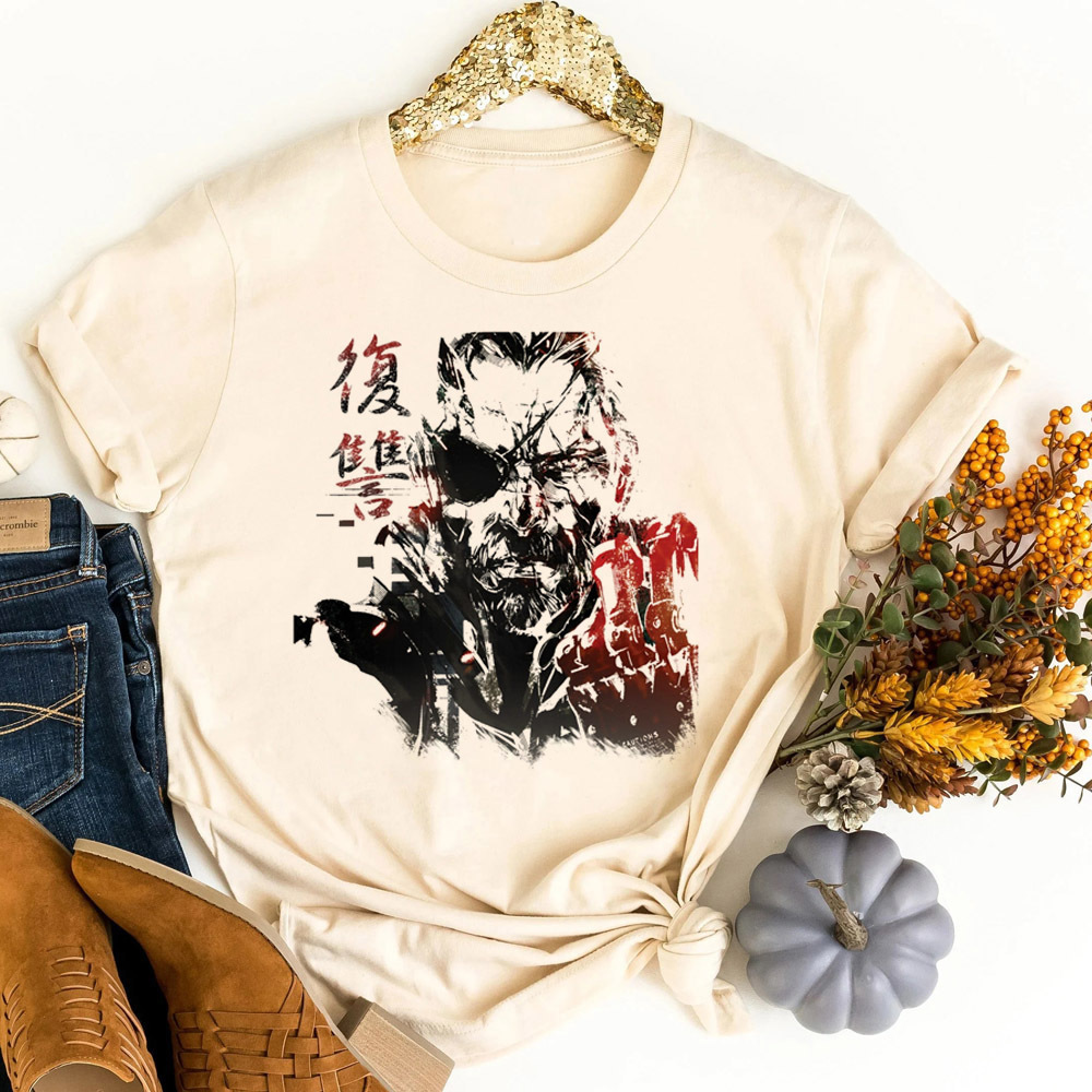 Camiseta Metal Gear Solid para - Retro Vintage Korean Fashion avaliação e preço