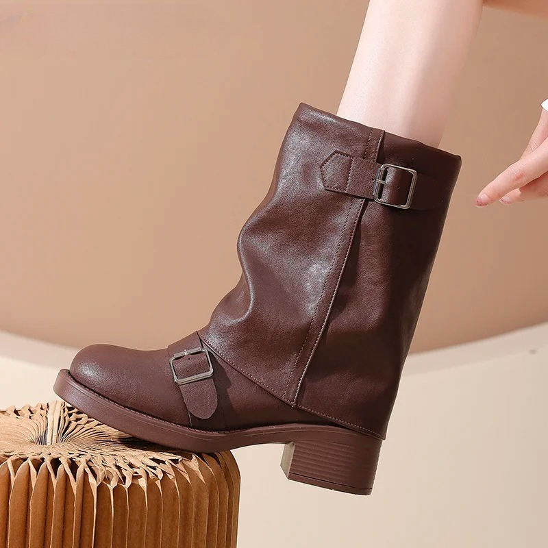 Botas Femininas Vintage Estilo - Vintage Fashion De avaliação e preço