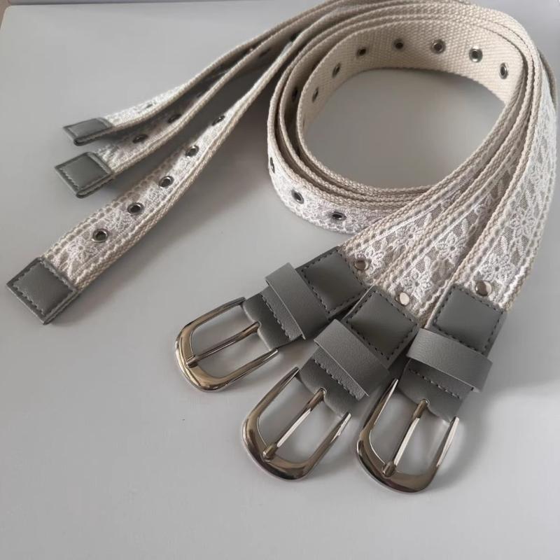 Cinto de lona vintage com rend - Retro Vintage Korean Fashion avaliação e preço