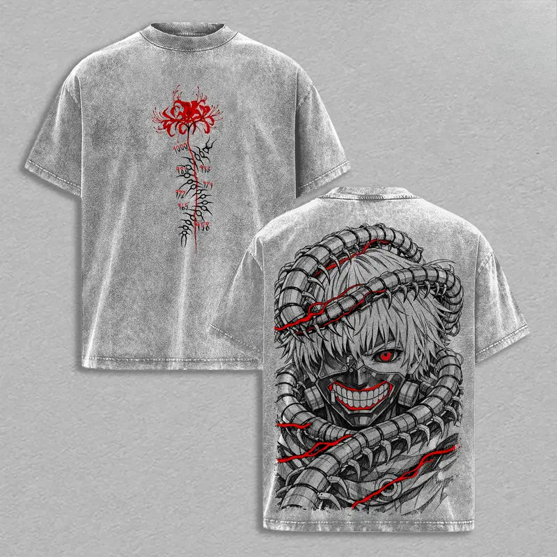 Camiseta Retrô Manga Kaneki Ke - Vintage Fashion In Tokyo avaliação e preço